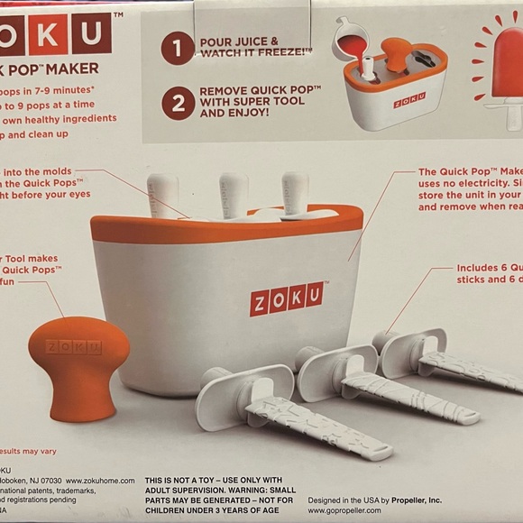 ZOKU Quick Popsicle Maker NIB - Picture 2 of 11